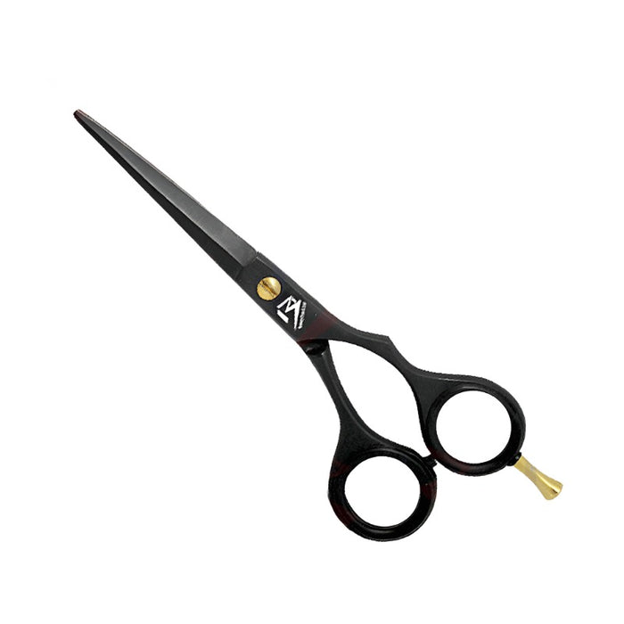 BeautyTrack Barber Scissor Hair Cutting Salon Scissor 6.0 Inches Black