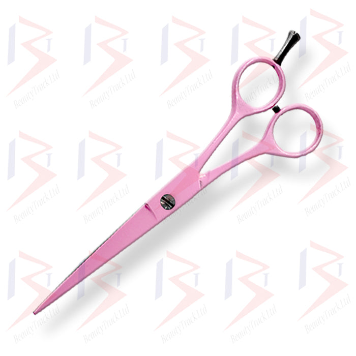 BeautyTrack Barber Scissors Hairdressing Shears 6.5 Inch Pink