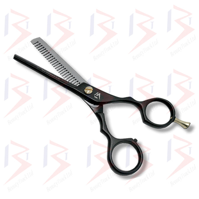 BeautyTrack Hairdressing Thinning Scissor Barber Salon Black 5.0 Inch