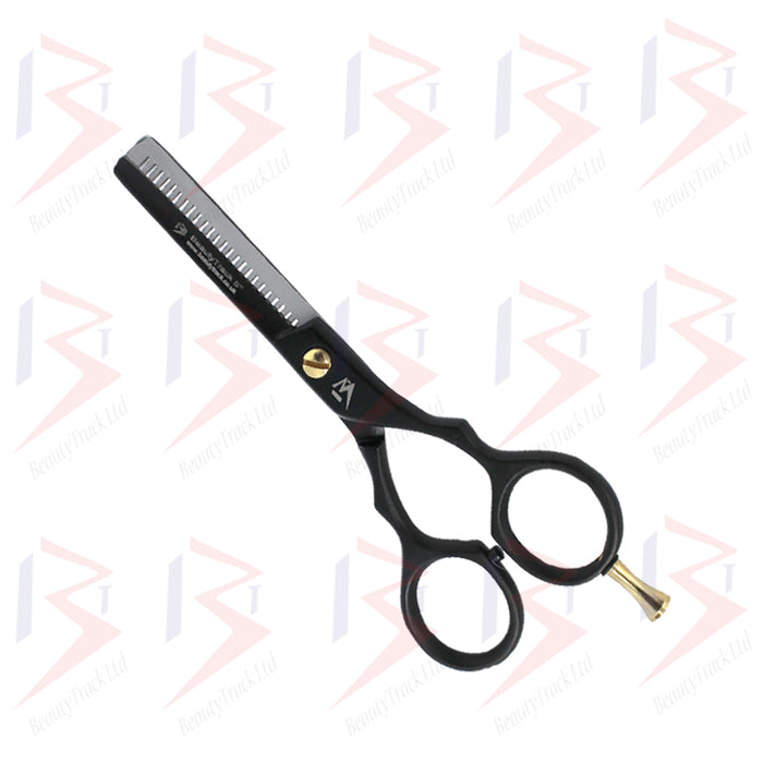 BeautyTrack Hairdressing Thinning Scissor Barber Salon Black 5.0 Inch