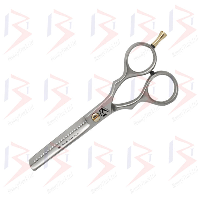 BeautyTrack Hairdressing Thinning Scissor Barber Salon Silver 5.5 Inch