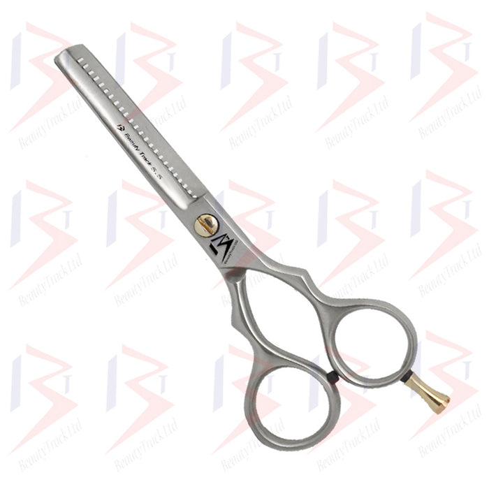BeautyTrack Hairdressing Thinning Scissor Barber Salon Silver 5.5 Inch
