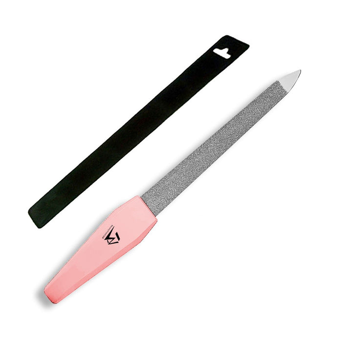 Beautytrack 5 Inch PinK Diamond Dusted Nail File Professional Footcare Tools