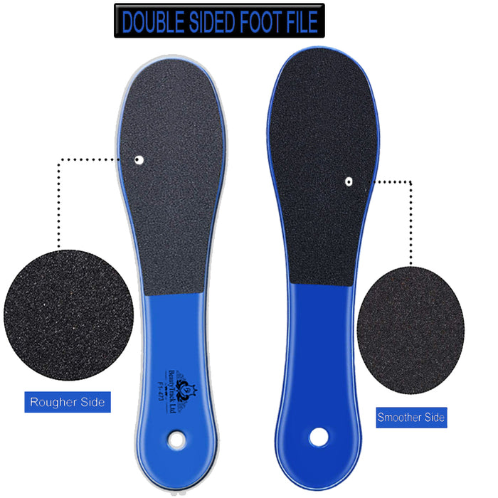 Blue Foot Rasp File Pedicure Scrubber Dual Sided