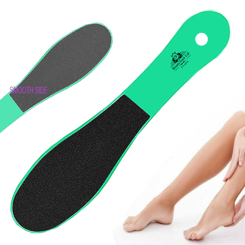 Green Foot Rasp File Pedicure Scrubber Dual Sided