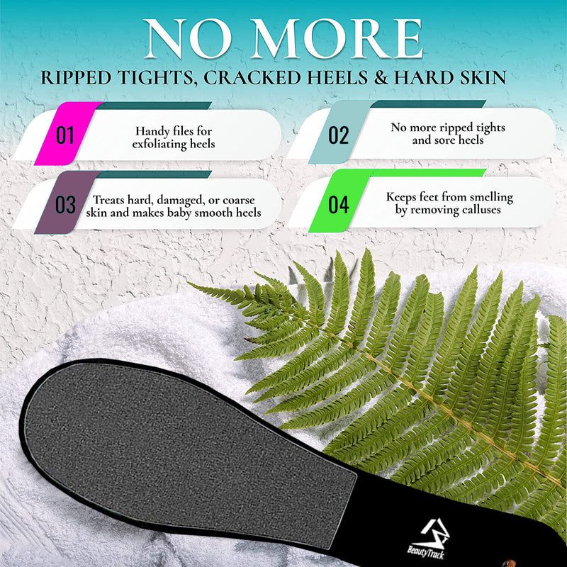 Black Foot Rasp File Pedicure Scrubber Dual Sided