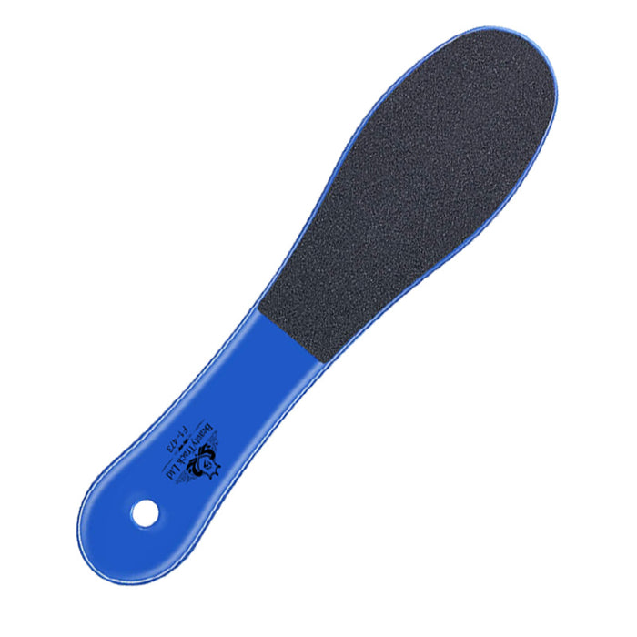 Blauer Fußraspelfeilen-Pediküreschrubber, doppelseitig