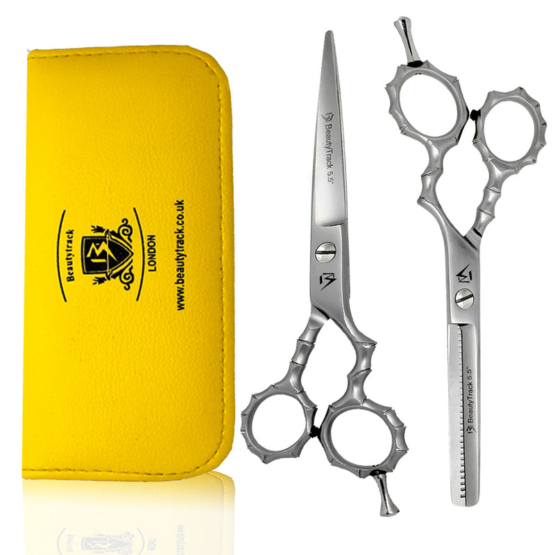 Silver Skeleton Style Hairdressing Scissor Gift Set
