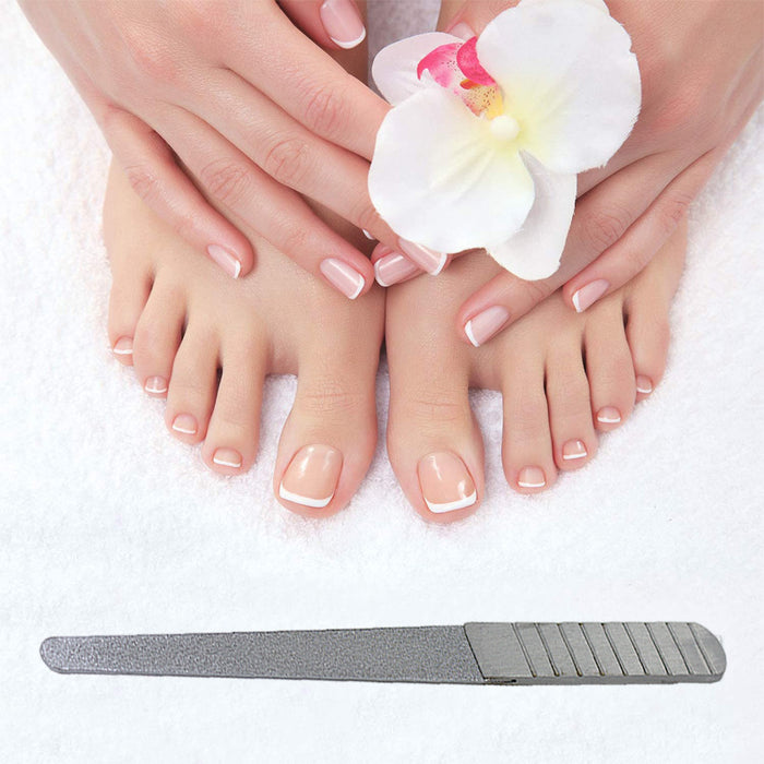 Beautytrack 5 Zoll diamantbestäubte Nagelfeile Professionelle Fußpflegewerkzeuge