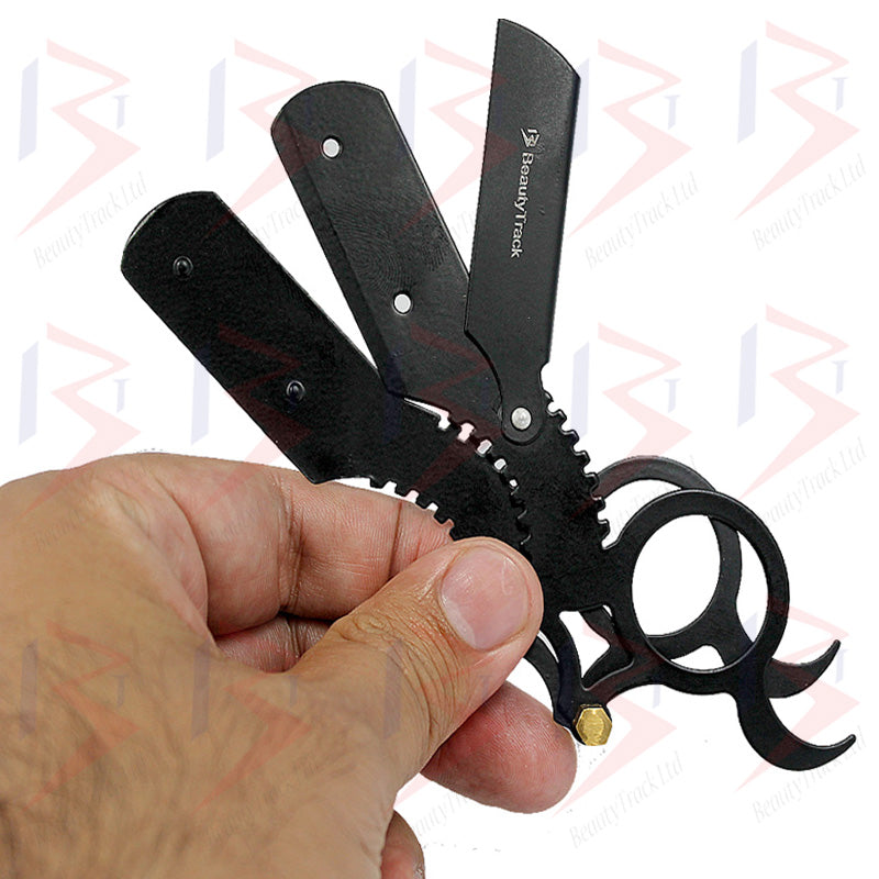 BeautyTrack Barber Cut Throat Straight Salon Rasierrasierer HSC-273