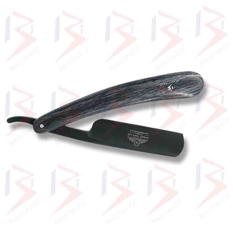 BeautyTrack Barber Salon Straight Cut Throat Shaving Razor Wood Handle