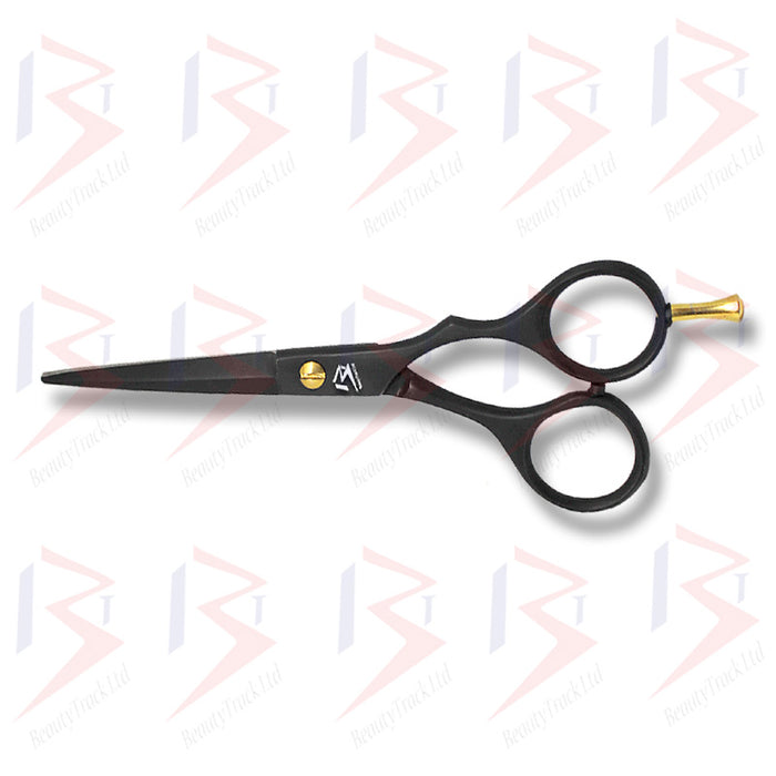 BeautyTrack Barber Scissor Hair Cutting Salon Scissor 6.0 Inches Black