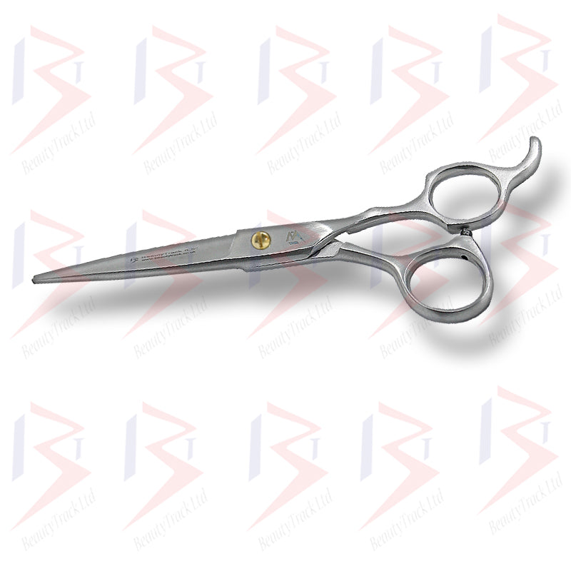 BeautyTrack Barber Scissors Hair Cutting Salon Shears 6.5 Inch Grey