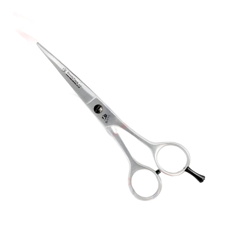 BeautyTrack Barber Scissors Hairdressing Shears 6.5 Inch Silver