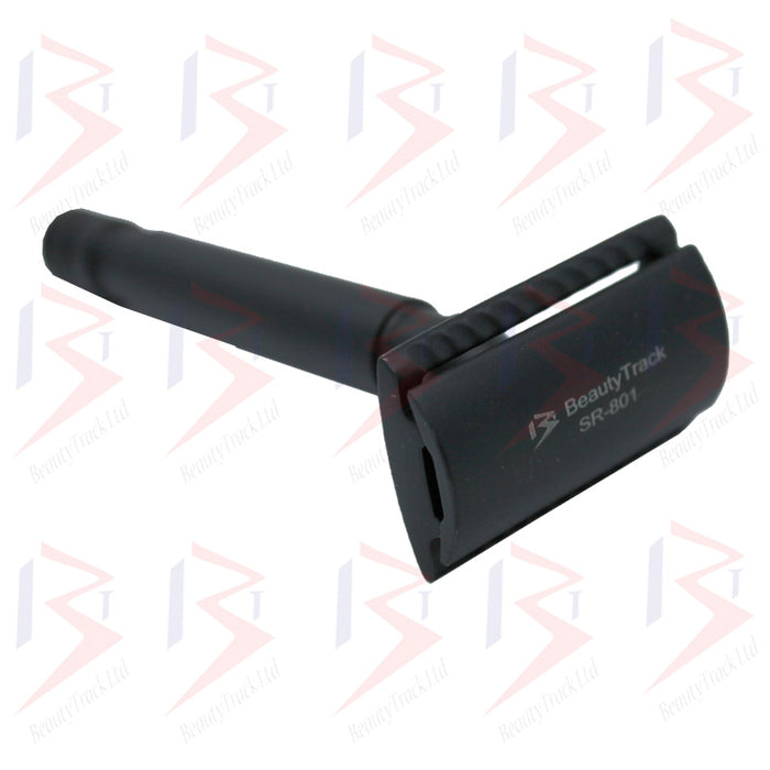 BeautyTrack Classic Safety Razor DE Stainless Steel Black