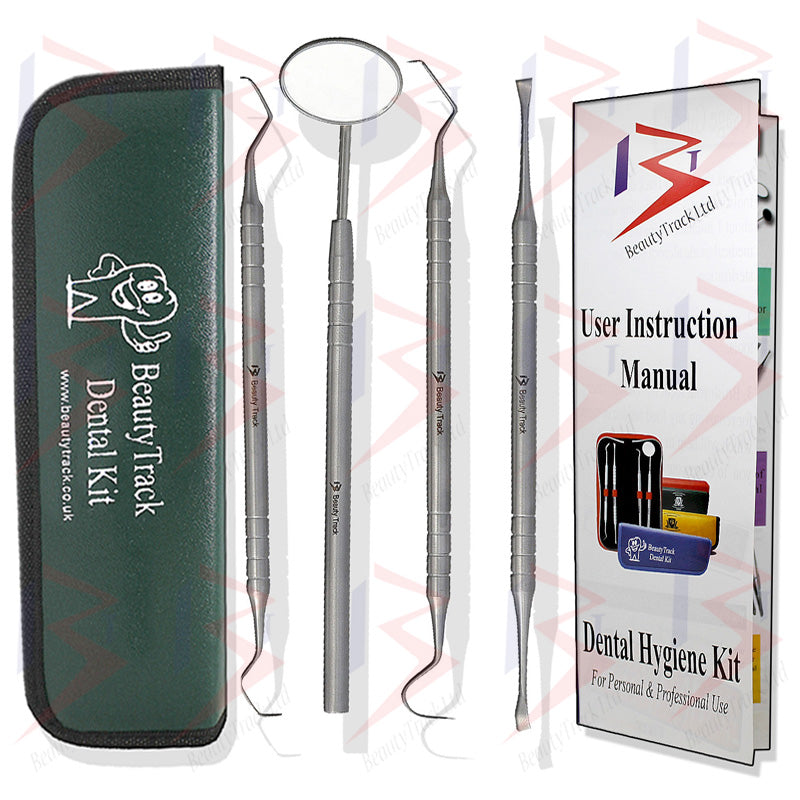 BeautyTrack Dental Hygiene Reinigungsset Scaler Zahnschaber Mundpflege