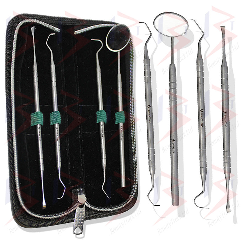 BeautyTrack Dental Hygiene Reinigungsset Scaler Zahnschaber Mundpflege