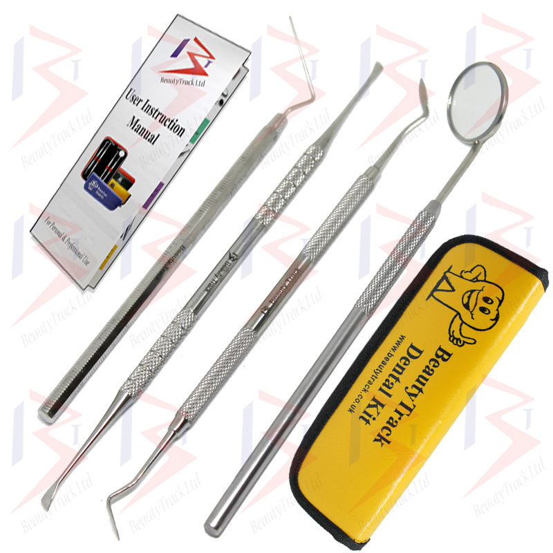 BeautyTrack Dental Pick Floss Zahnstein Plaque Zahnsteinentferner-Set