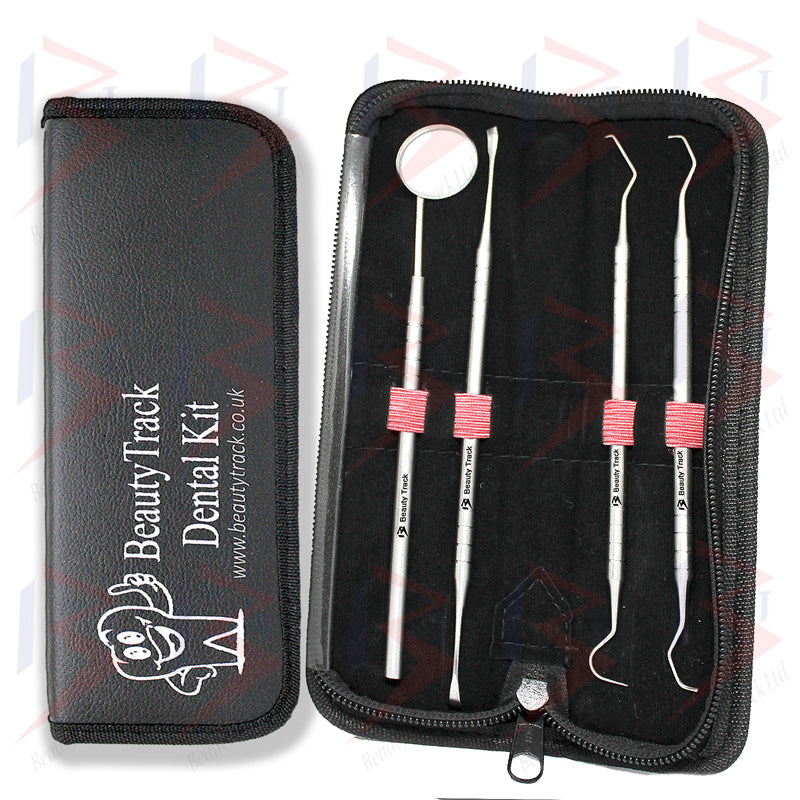 BeautyTrack Dental Pick Floss Zahnstein Plaque Zahnsteinentferner-Set