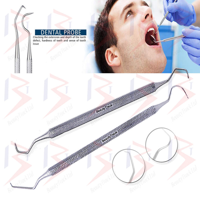 BeautyTrack Dental Set Zahnarzt Scaler Instrumente Pick Tool Kit