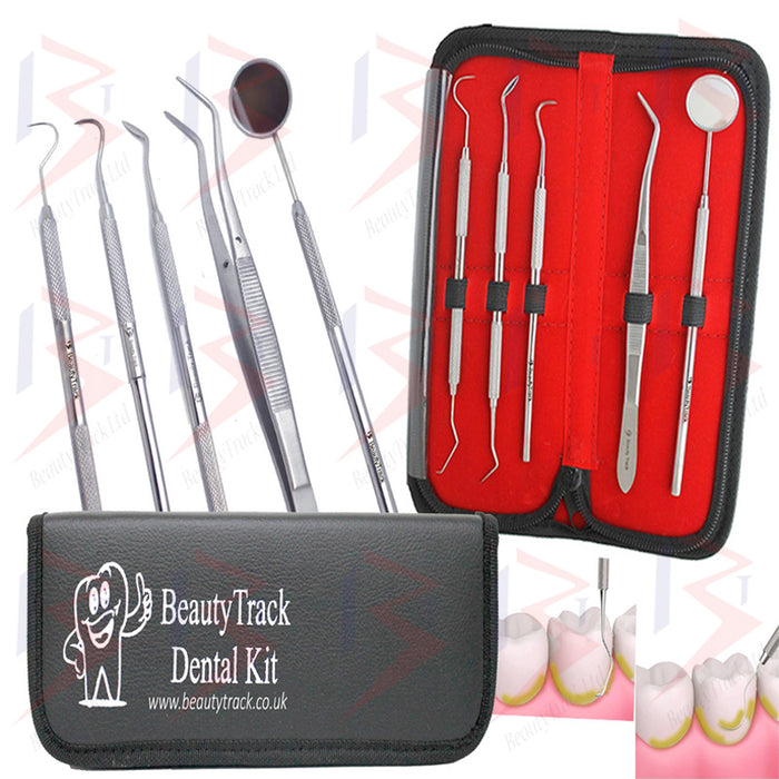 BeautyTrack Zahnstocher-Set für Zahnpflege und Mundpflege