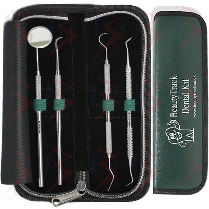 BeautyTrack Dental Tooth Cleaning Kit Dentist Scraper Pick Tool