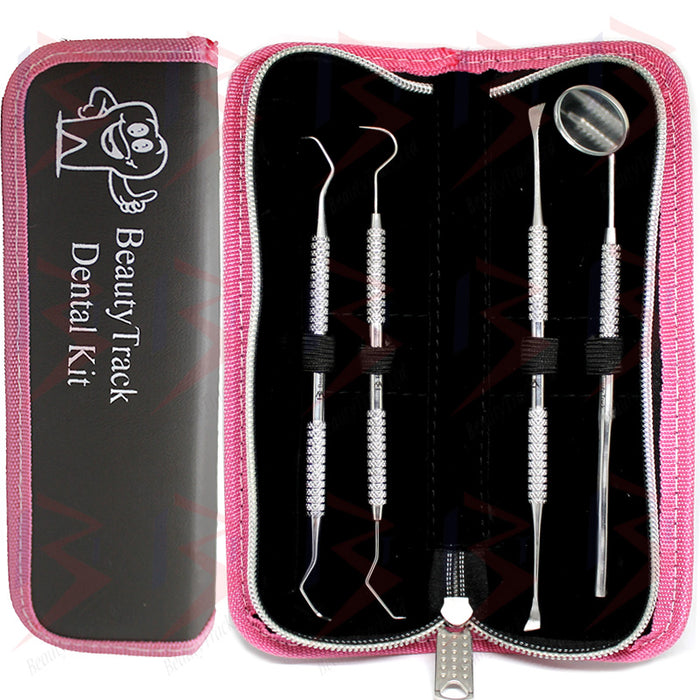 BeautyTrack Dental Tooth Cleaning Kit Dentist Scraper Pick Tools