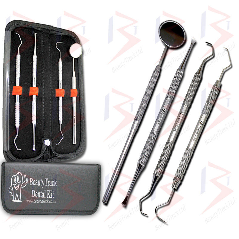 BeautyTrack Dentist Mirror Kit Tartar Remover Dental Equipment