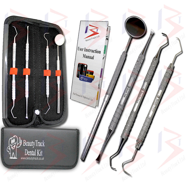 BeautyTrack Dentist Mirror Kit Tartar Remover Dental Equipment