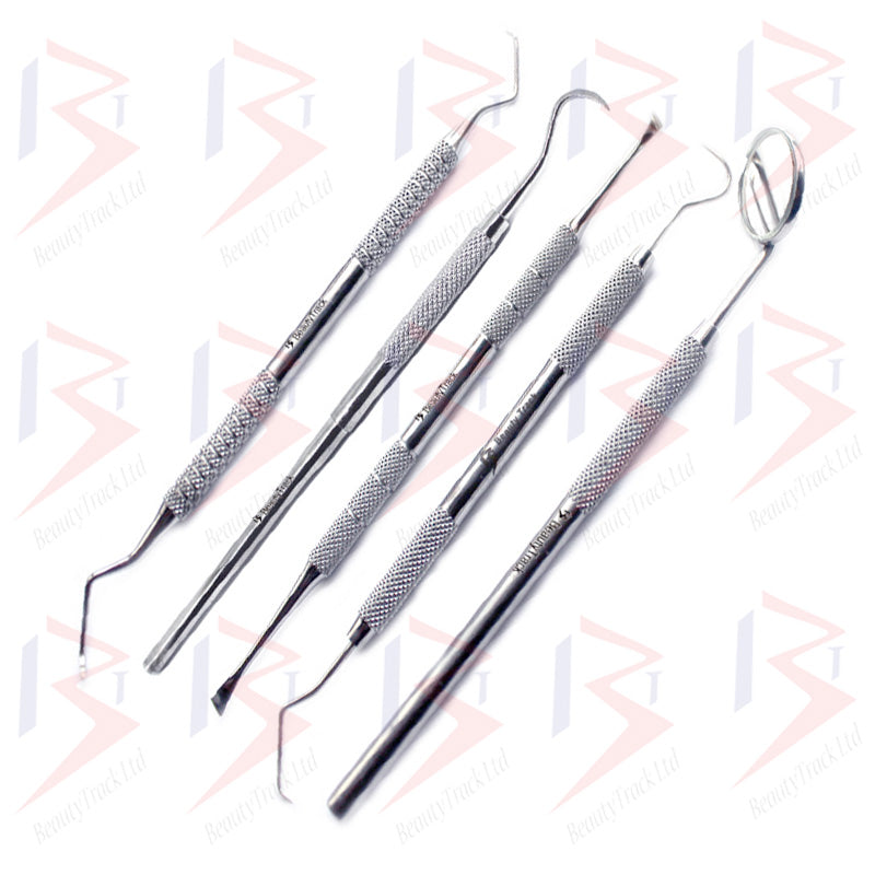 BeautyTrack Dentiste Grattoir Pick Tool Calculus Plaque Floss Remover