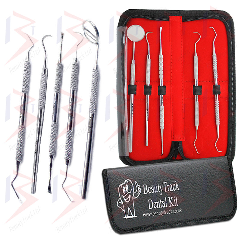 BeautyTrack Dentiste Grattoir Pick Tool Calculus Plaque Floss Remover