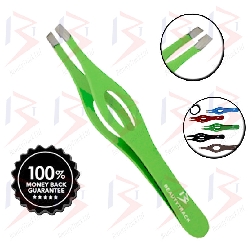 BeautyTrack Eyebrow Tweezers Hair Beauty Slanted Parrot Tweezer