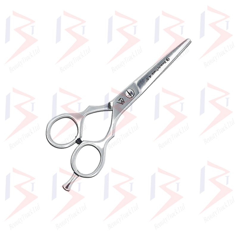 BeautyTrack Friseurscheren-Set, Friseur-Ausdünnungssalon, 4,5 Zoll, Silber