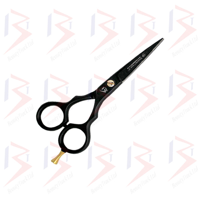 BeautyTrack Hairdressing Scissor Set Barber Thinning Salon 5.0 Inch Black