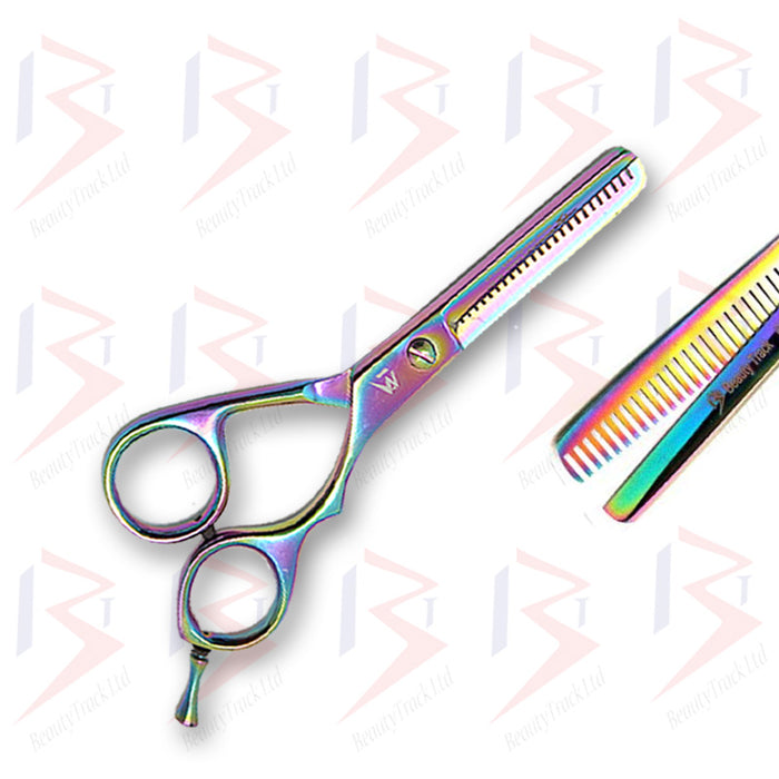 BeautyTrack Hairdressing Scissor Set Salon Thinning Shears Multi 6 Inch