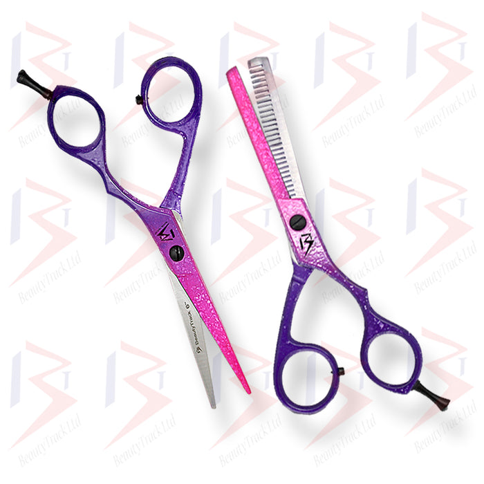 BeautyTrack Hairdressing Scissor Set Stylish Salon Shears 5.5 Inch