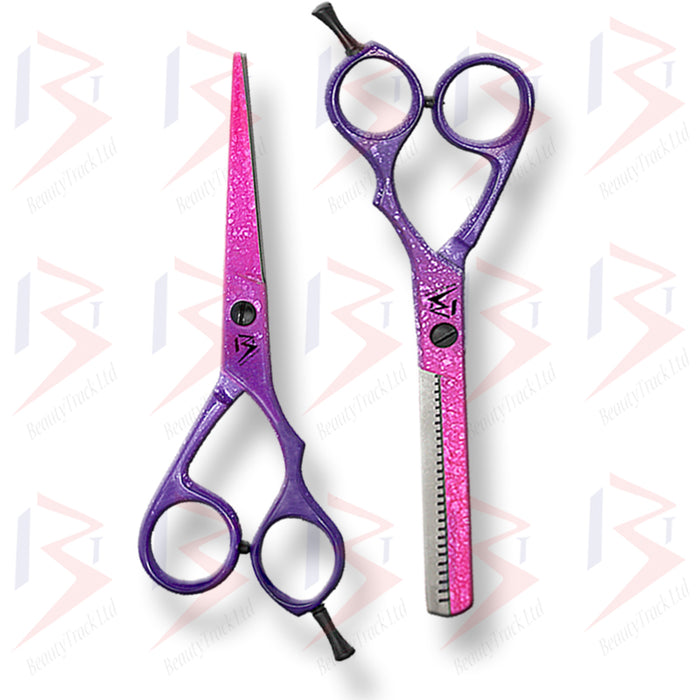 BeautyTrack Hairdressing Scissor Set Stylish Salon Shears 5.5 Inch