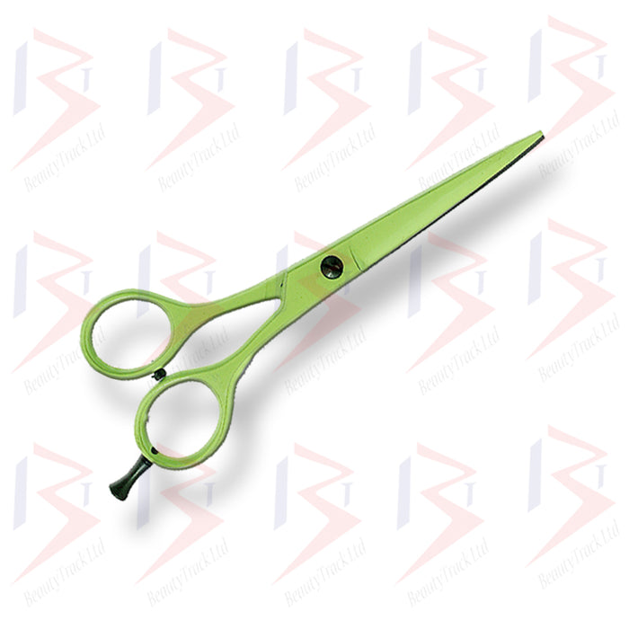 BeautyTrack Hairdressing Scissor Set Thinning Salon Shears 5.5' Green