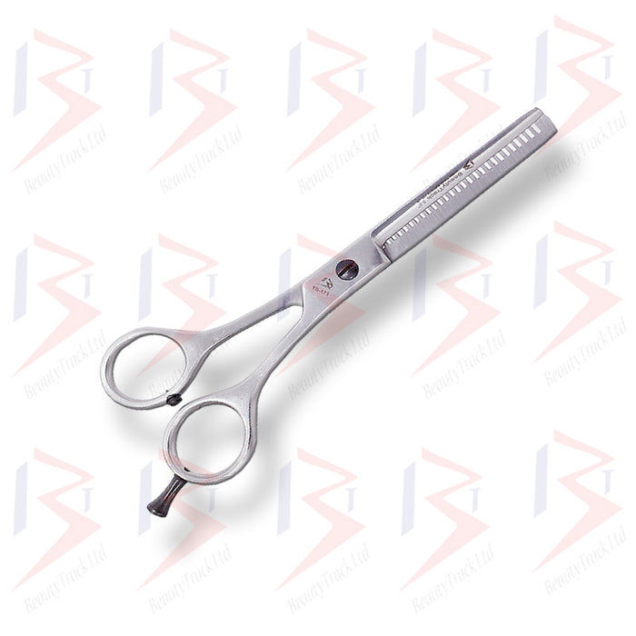 BeautyTrack Hairdressing Scissor Set Thinning Salon Shears 5.5' Silver