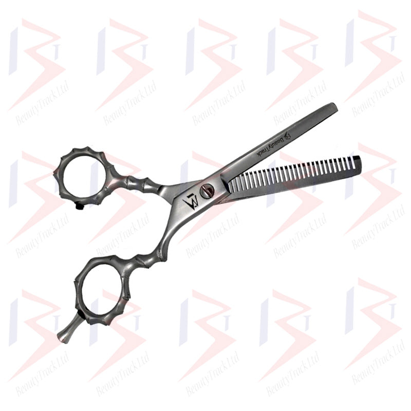 Ensemble de ciseaux de coiffure BeautyTrack, ciseaux de style squelette, 5,5 pouces, mats