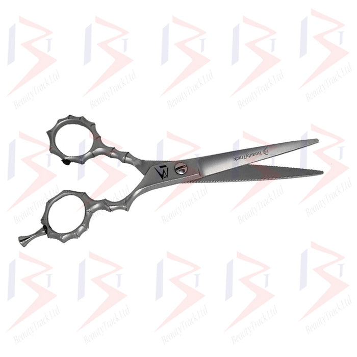 BeautyTrack Hairdressing Scissors Set Skeleton Style Shears 5.5 Inch Matte