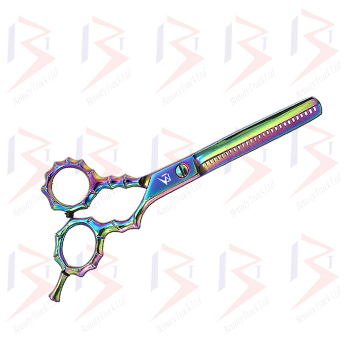 BeautyTrack Hairdressing Scissors Set Skeleton Style Shears 5.5 Inch Multi