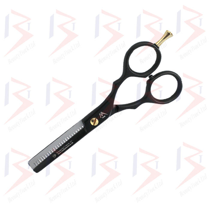 BeautyTrack Hairdressing Thinning Scissor Barber Salon Black 5.0 Inch