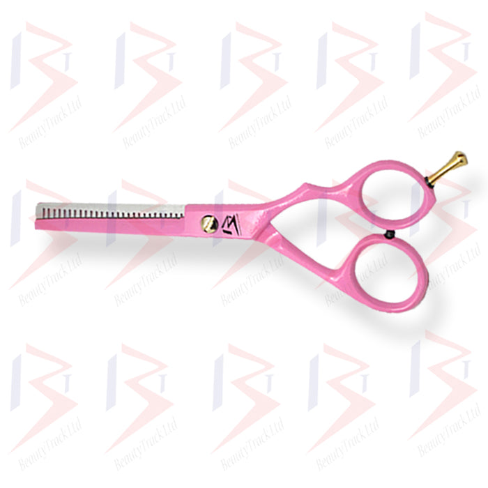BeautyTrack Hairdressing Thinning Scissor Barber Salon Pink 6.0 Inch