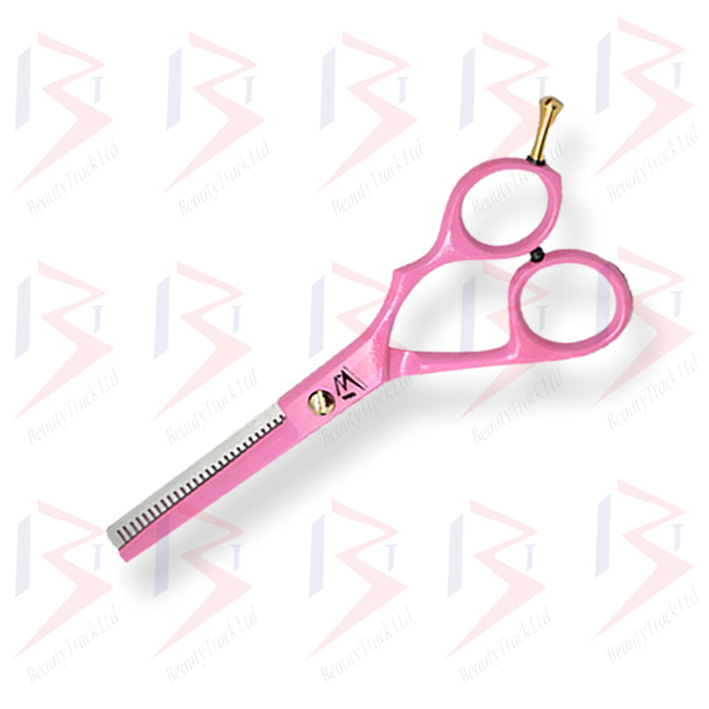 BeautyTrack Hairdressing Thinning Scissor Barber Salon Pink 6.0 Inch