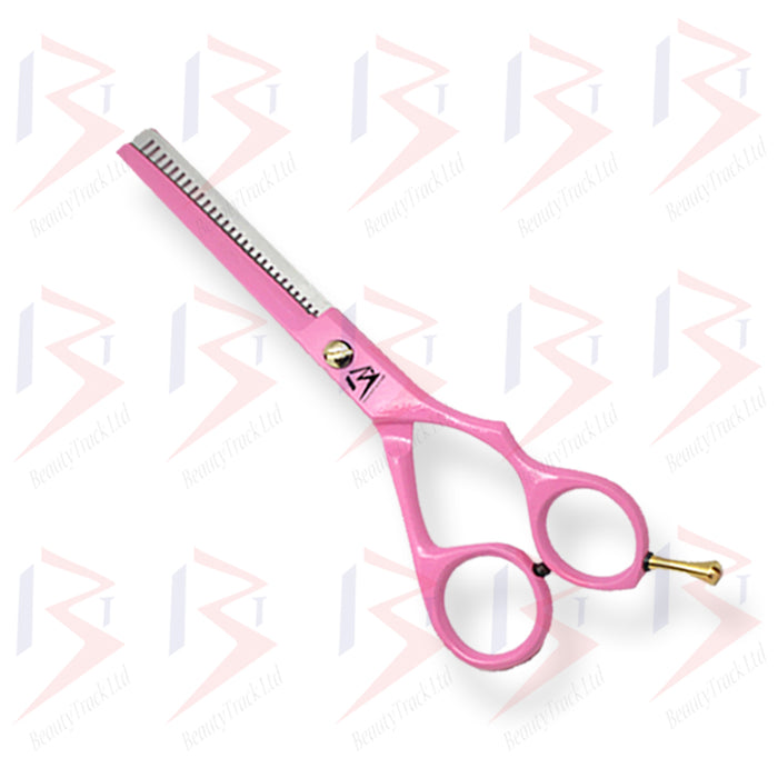 BeautyTrack Hairdressing Thinning Scissor Barber Salon Pink 6.0 Inch