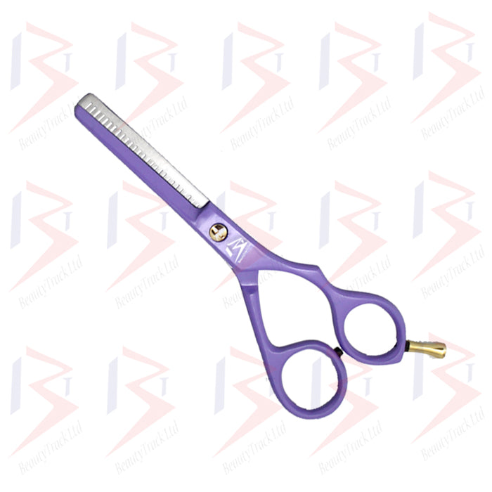 BeautyTrack Hairdressing Thinning Scissor Barber Salon Purple 6.0 Inch