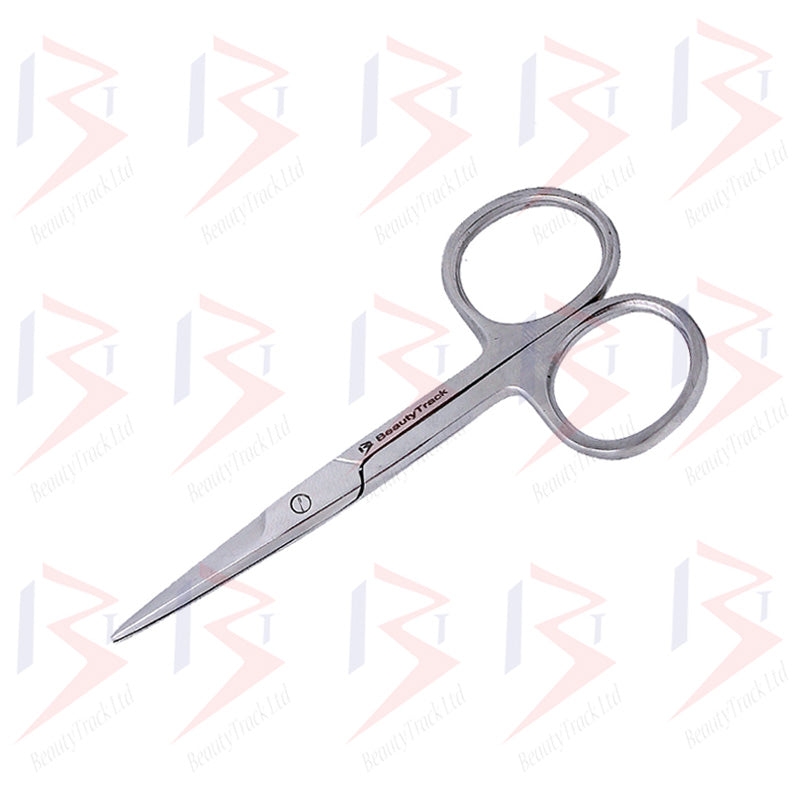 BeautyTrack Nail Scissors Manicure Pedicure Cuticle Nail Art Tool Straight Edge