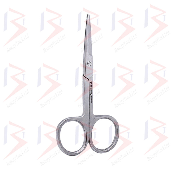 BeautyTrack Nail Scissors Manicure Pedicure Cuticle Nail Art Tool Straight Edge