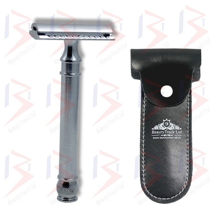 BeautyTrack Safety Razor Stainless Steel Double Edge Beard Razors